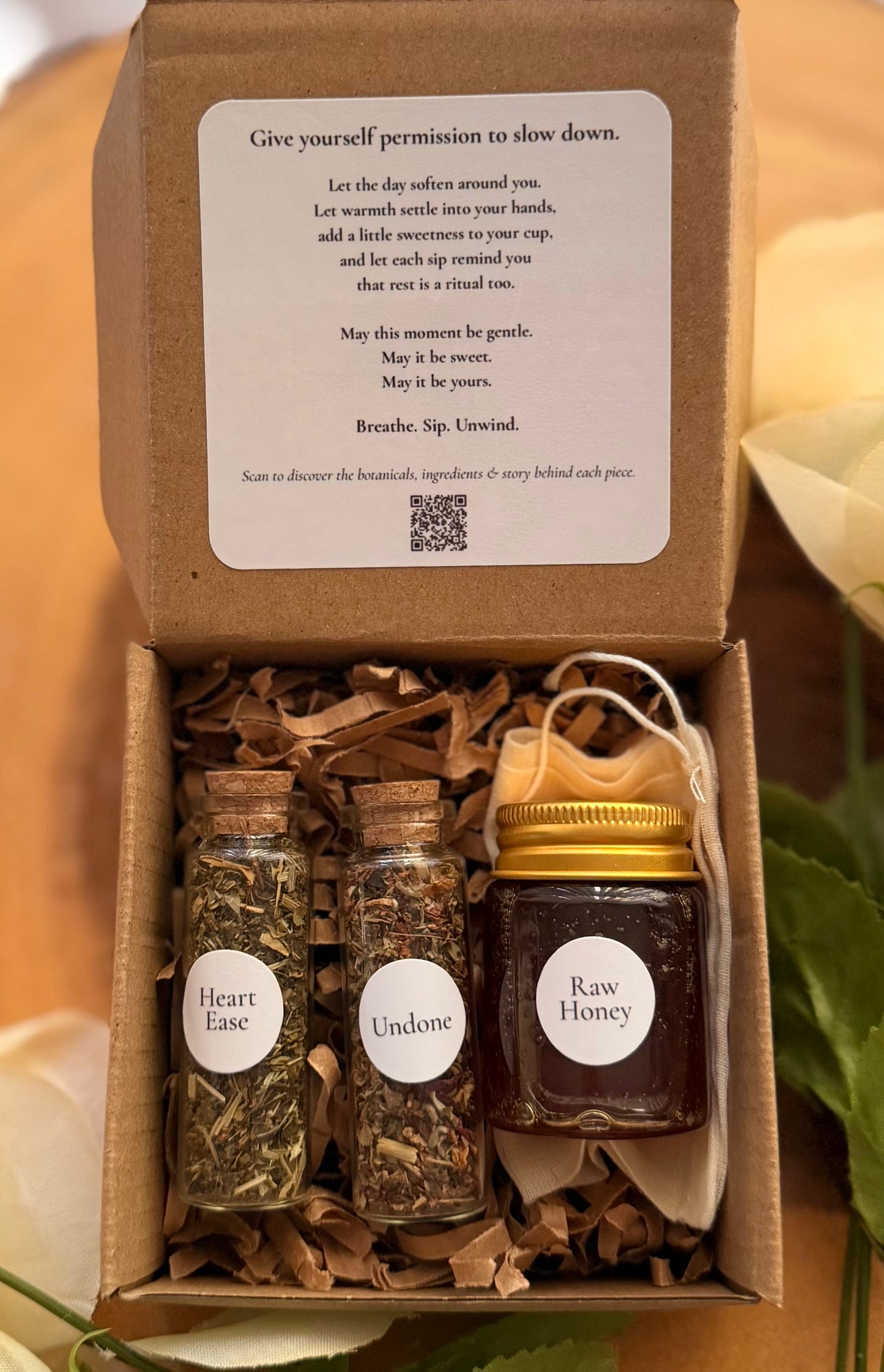 Unwind & Relax Tea & Honey Sampler