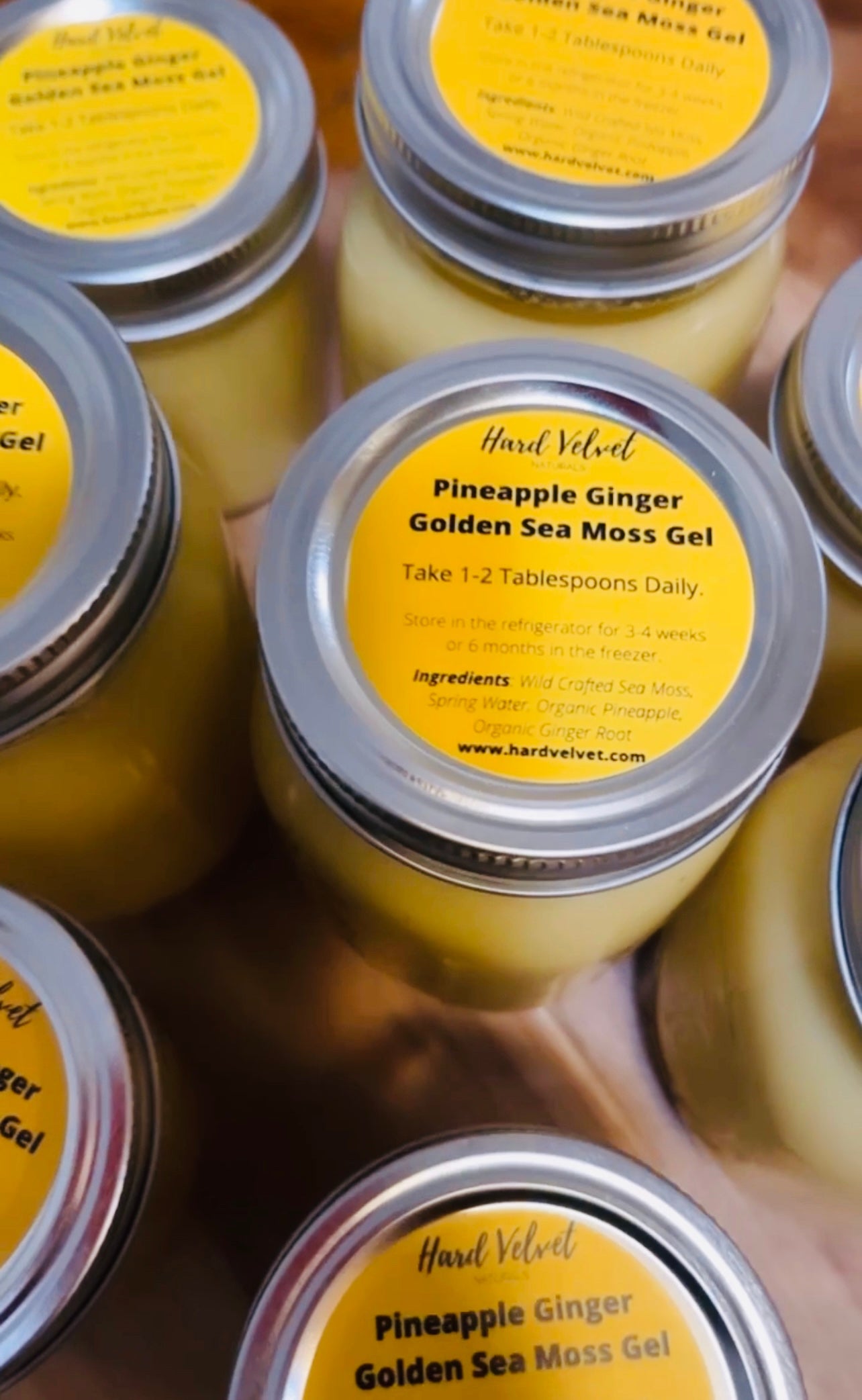 Wild-Crafted Golden Sea Moss Gel