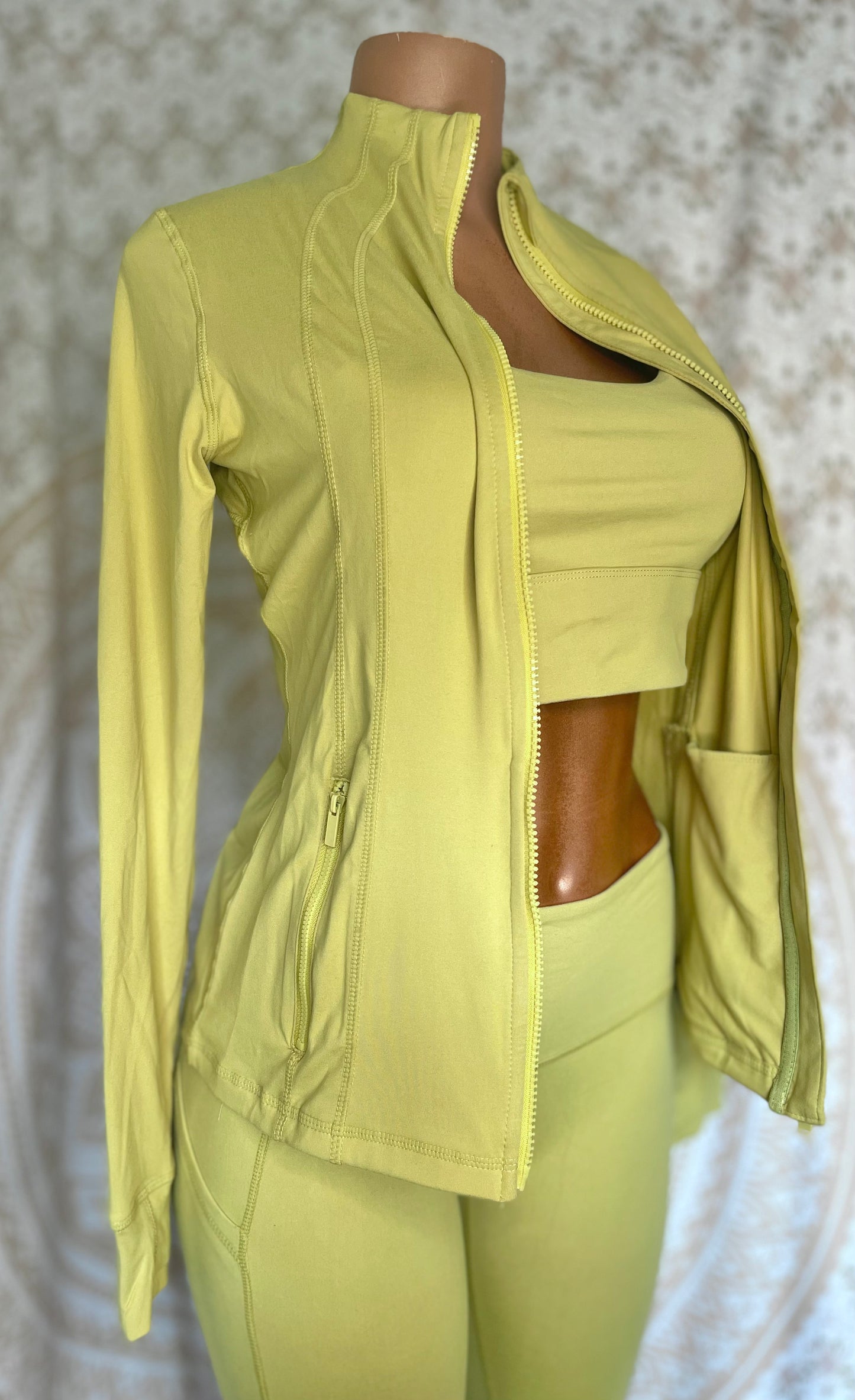 Mock Neck Zip Front Performance Jacket