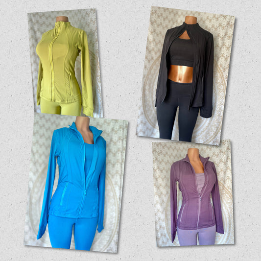 Mock Neck Zip Front Performance Jacket