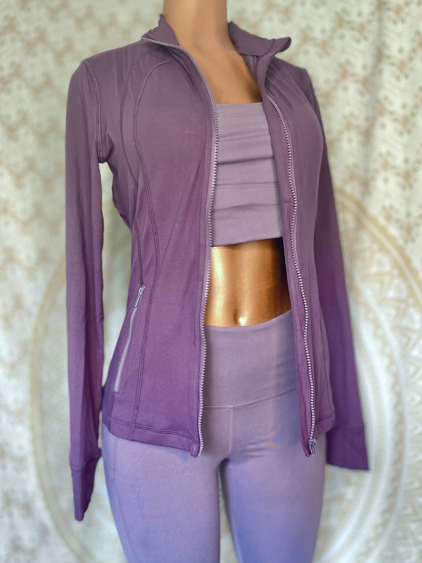 Mock Neck Zip Front Performance Jacket