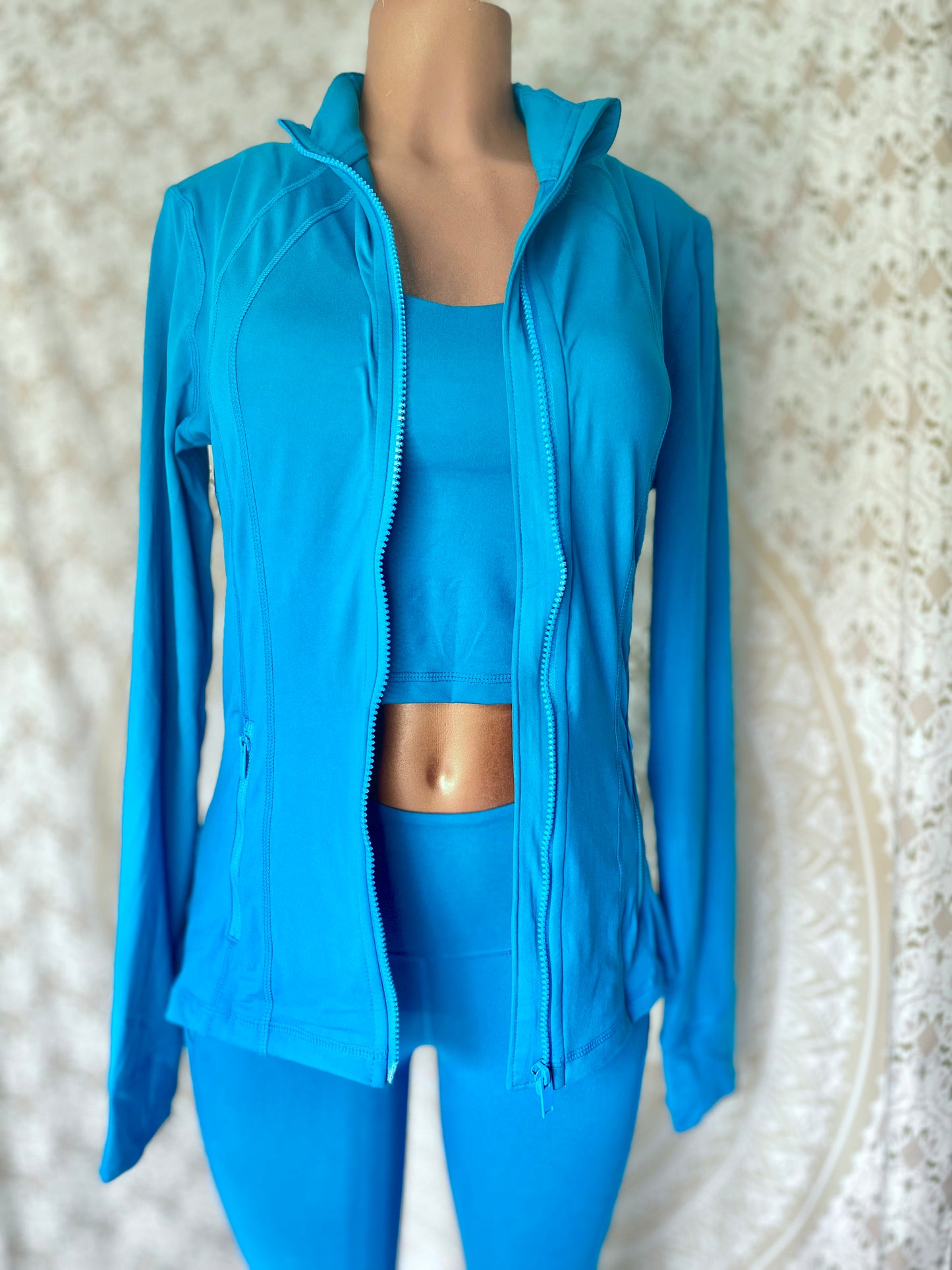 Mock Neck Zip Front Performance Jacket