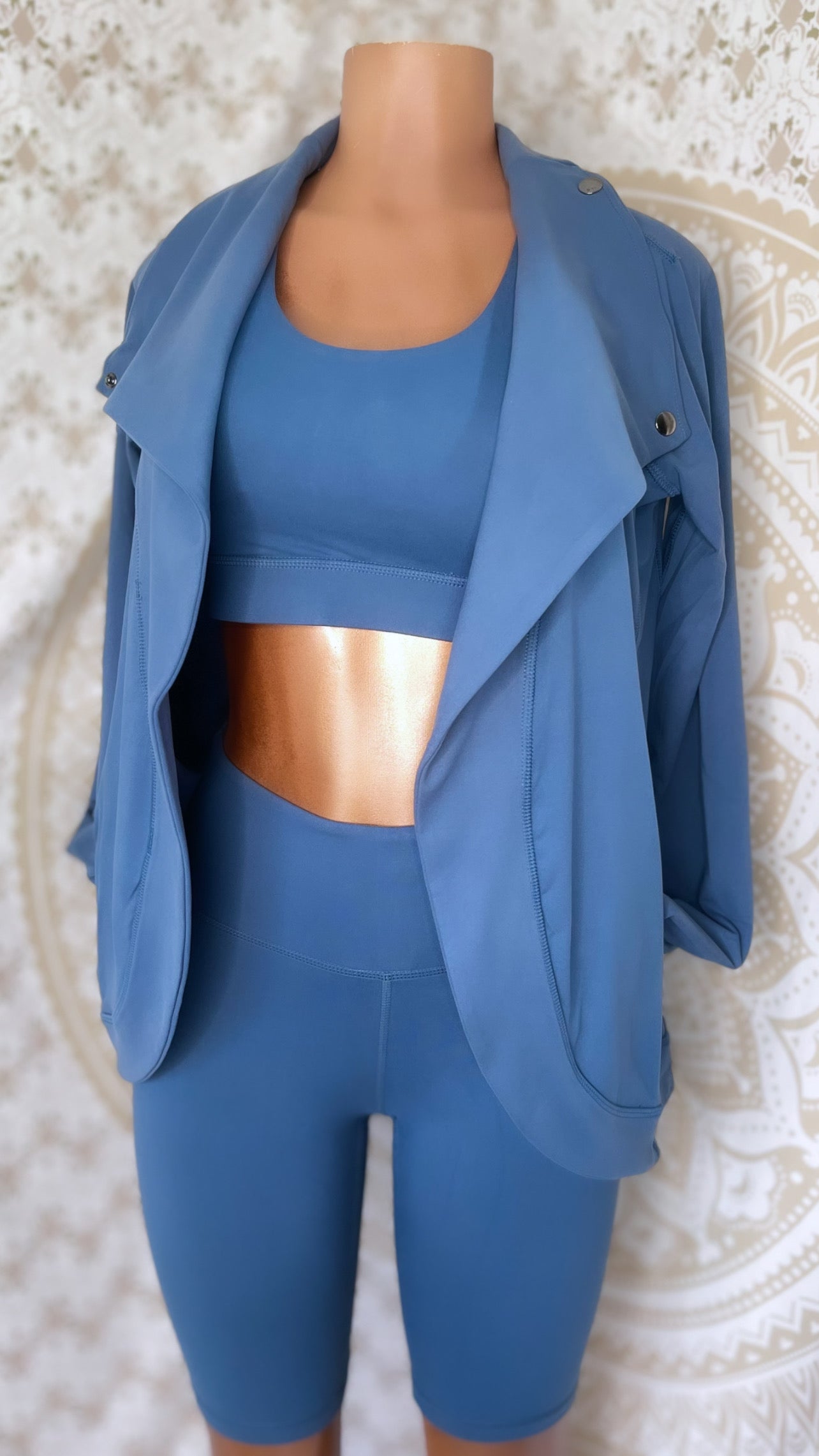 Asymmetric Jacket with Cowl Neck Standard/Plus